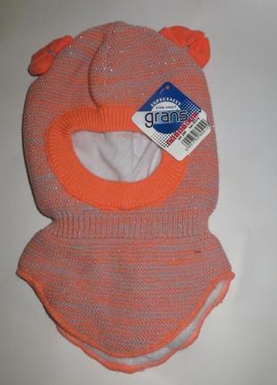 Шапка шлем девочке