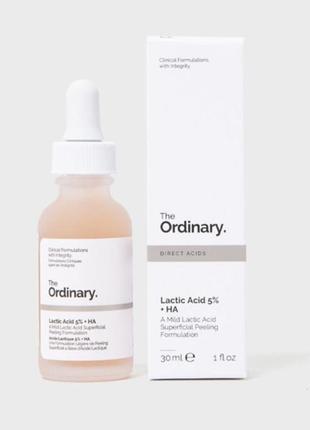 Сыворотка the ordinary lactic acid 5% + ha ( 30ml )