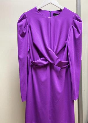 Платье миди фиолетовое2 фото
