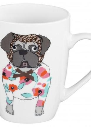 Ardesto чашка pug, 330 мл, порцеляна