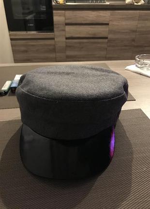 Кепи серая кашемировая