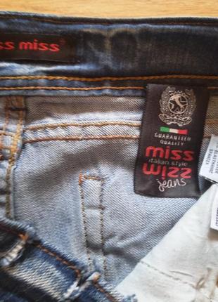 Эффектные женские джинсы miss miss, р. xs4 фото