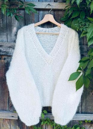 Базовый свитер из шерсти альпака3 фото