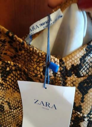 Платье zara тренд 2022 леопардовый анималистический4 фото