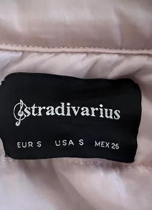 Розовая осенне-весенняя курточка stradivarius4 фото