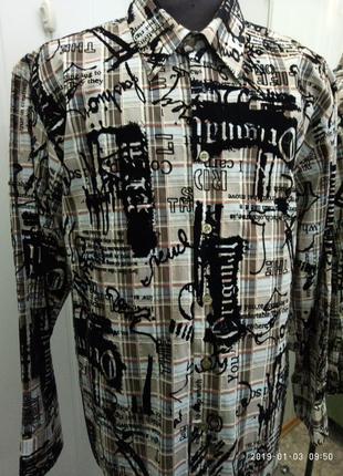 Мужская рубашка длинный рукав