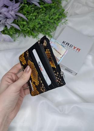 Кожаный картхолдер кошелёк для карточек4 фото