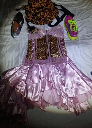 Супер платье на бретелях атлас гипюр лондон