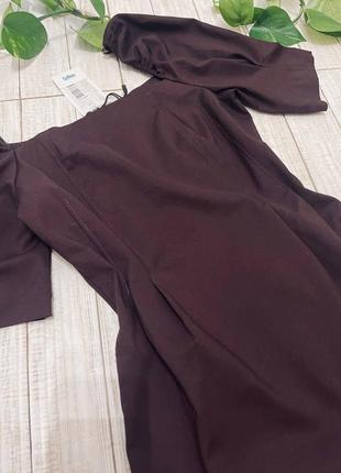 Сукня, плаття кольору марсала2 фото