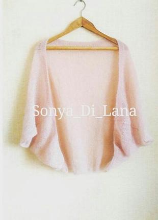 Накидка-кардиган из итальянского мохера