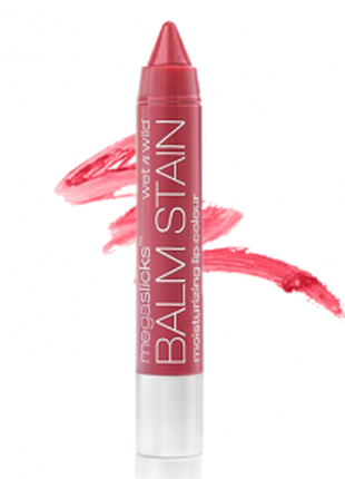Зволожуючий бальзам megaslicks balm stain moisturizing lip colour e125 red-dy or not1 фото