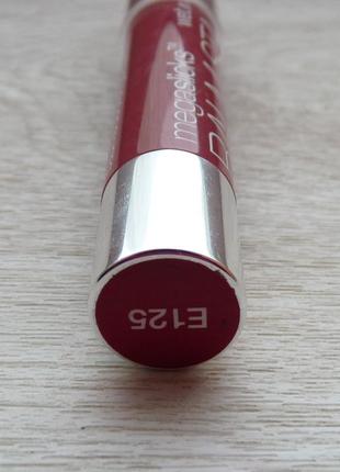 Зволожуючий бальзам megaslicks balm stain moisturizing lip colour e125 red-dy or not3 фото