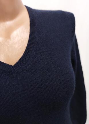 Кашемировый джемпер пуловер isle в цвете navy /7009/6 фото