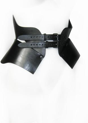 Шкіряний корсет, широкий пояс корсет ручної роботи