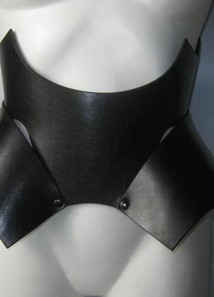 Шкіряний корсет, широкий пояс корсет ручної роботи