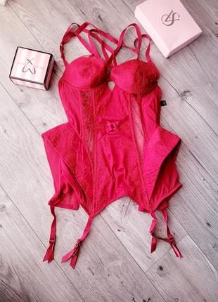 Роскошный корсет victorias secret 75 b оригинал2 фото