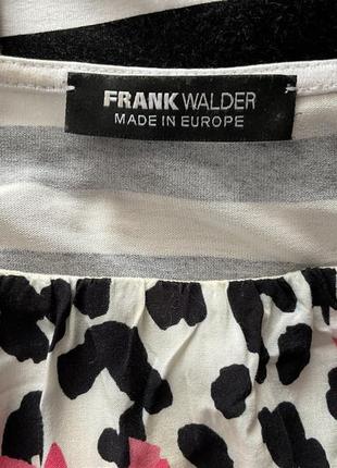 Вискозная немецкая блузка/46/brend frank walder4 фото