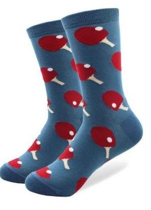 Мужские носки "теннисная ракетка" от friendly socks.1 фото