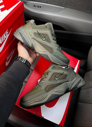 Мужские кроссовки nike m2k tekno khaki#найк4 фото