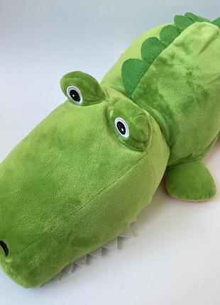 Мягкая игрушка 2 в 1 крокодил 🐊 и тигр 🐅4 фото