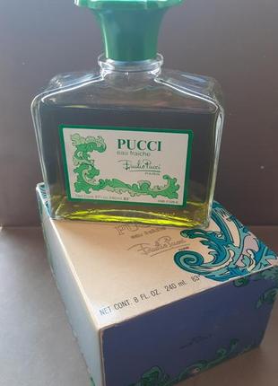 Неперевершений чаклунський квітково зелений шипр  pucci eau fraiche від  emilio pucci 240 мл  вінтажні парфуми вин7 фото