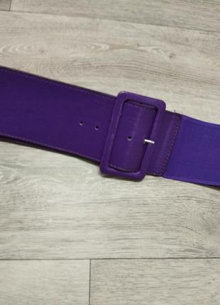 Пояс корсет пояс - резинка женский фиолетовый ремень1 фото