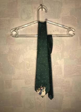 Новогодний галстук со снеговиками🌲⛄️❄️3 фото
