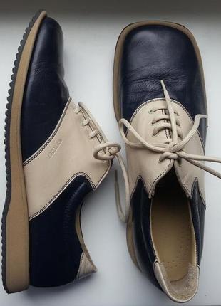 Кожаные туфли navyboot 38р. (25 см)