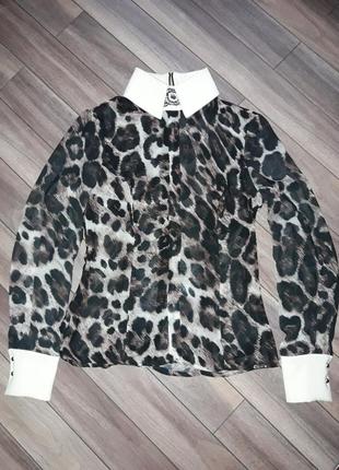 Стильная леопардовая блузка1 фото