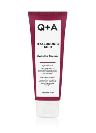 Гель для умывания с гиалуроновой кислотой q+a hyaluronic acid hydrating cleanser, 125 мл