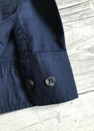 Рубашка мужская синяя burton menswear5 фото
