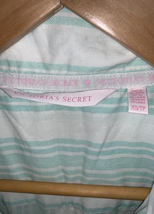 Женская фирменная хлопковая пижама victoria secret( вверх)5 фото