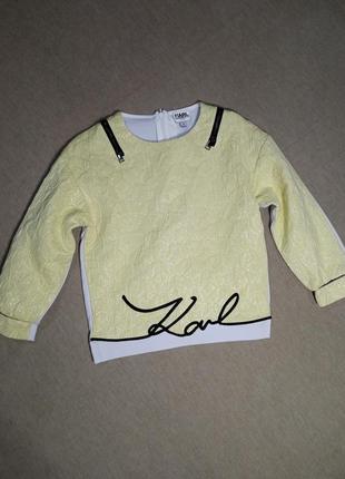 Karl lagerfeld ошатна блуза для дівчинки1 фото
