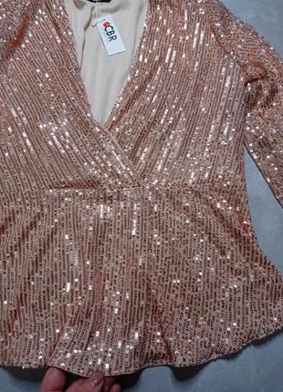 Блуза в паєтках святкова нова4 фото