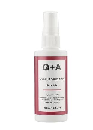 Спрей із гіалуроновою кислотою q+a hyaluronic acid face mist, 100 мл