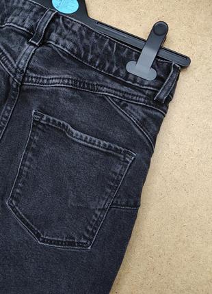 Плотные моделирующие джинсы мом mom попа пуш ап высокая посадка new look7 фото