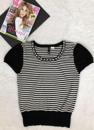 Топ трикотаж в смужку