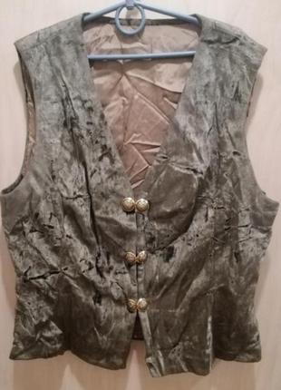 Жилетка. безрукавка вінтаж з90х