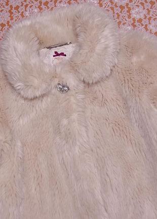 Шубка накидка болеро меховое от m&s по бирке на 9 10 лет рост 140 см, есть замеры