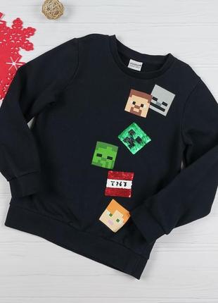 Свитшот от minecraft 9 лет, 134 см.
