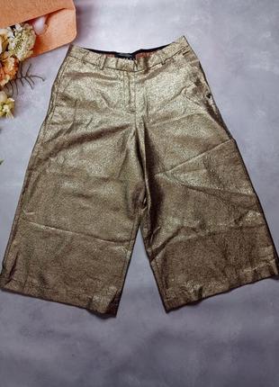 Брюки кюлоти золоті scotch&soda2 фото