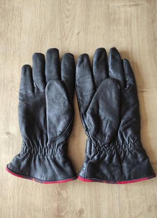 Стильные мужские кожаные  перчатки canda, германия. размер указан 10( xl) .3 фото