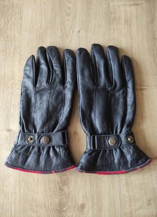 Стильные мужские кожаные  перчатки canda, германия. размер указан 10( xl) .2 фото