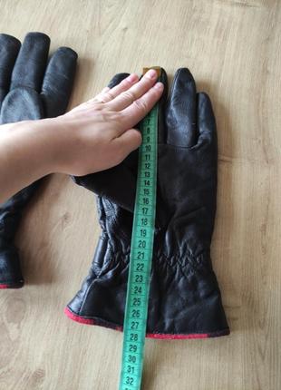 Стильные мужские кожаные  перчатки canda, германия. размер указан 10( xl) .8 фото