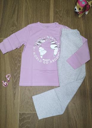 Пижама, домашний костюмчик для девочки primark, 122-128р
