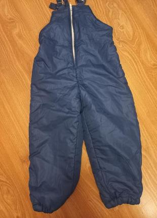 Теплые штаны комбенизон на 4-5лет