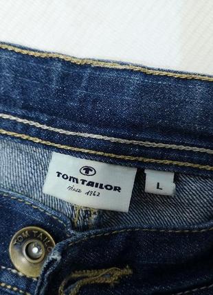 Шорты джинсовые tom tailor, 164, w30, пояс регул, отл сост!3 фото