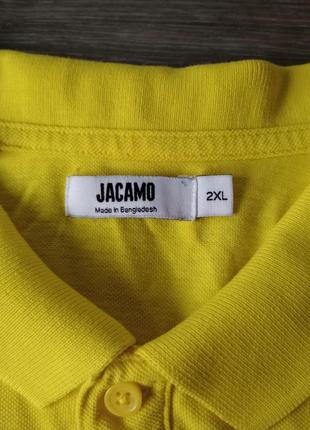 Чоловіча жовта футболка поло ; jacamo; 2xl4 фото