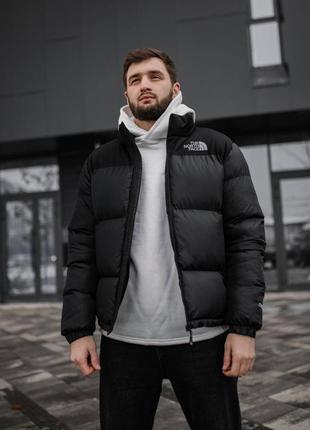 Зимова куртка the north face black2 фото