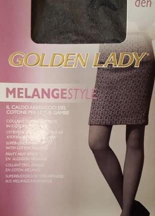 Итальянские теплые колготы golden lady melangestyle - 200den